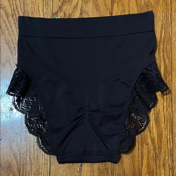 NWT Maidenform Firm Shapers Black Lace Panties Size Small - Picture 6 of 8